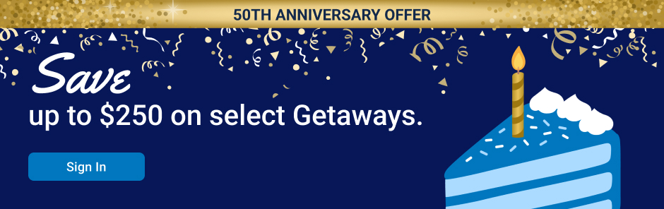 Your next Getaway is here! Resort vacations without exchanging! Explore Getaways 